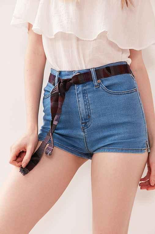 Urban Outfitters Woven Tie Belt,brown Multi,one Size