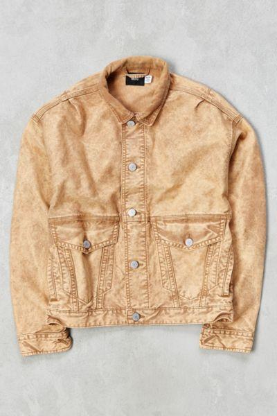 Urban Outfitters Bdg Acid Wash Denim Relaxed Trucker Jacket