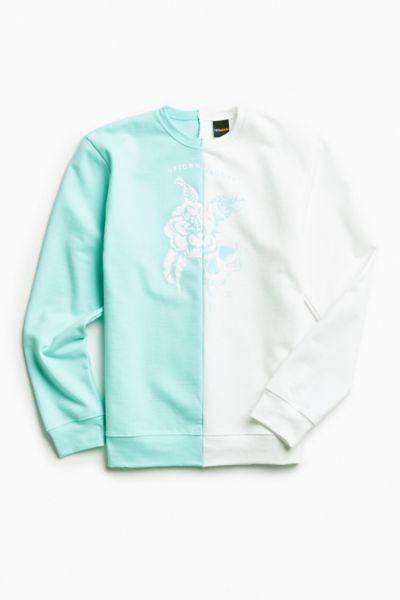 Urban Outfitters Uptown Florist Split Seam Sweatshirt