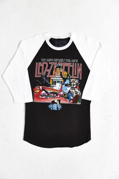 Urban Outfitters Led Zeppelin World Tour 1980 Raglan Tee