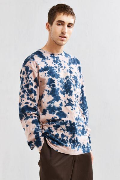 Urban Outfitters Uo Dye Effect Long Sleeve Tee