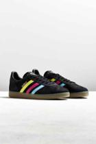 Urban Outfitters Adidas Gazelle Tricolor Sneaker,black,8