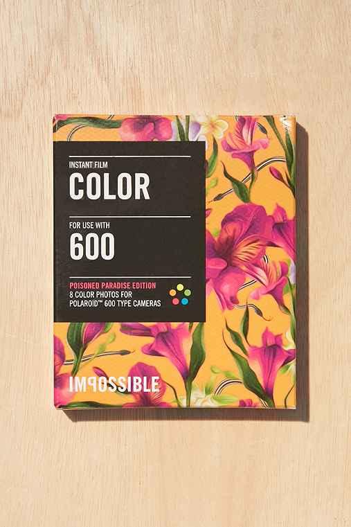 Urban Outfitters Impossible Poisoned Paradise Special Edition Polaroid 600 Instant Film,pink,one Size