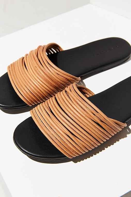 Urban Outfitters Grey City Nikki Slide Sandal,tan,10