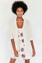 Urban Outfitters Bdg Parker Cardigan,white,l