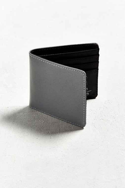 Urban Outfitters Uo Bi-fold Wallet,silver,one Size