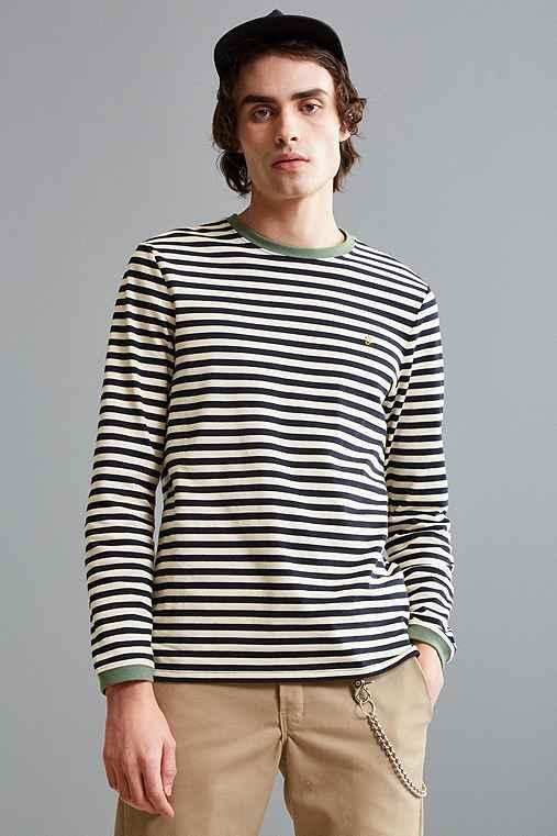Urban Outfitters Farah Ally Long Sleeve Tee,navy,l