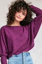 Urban Outfitters Silence + Noise Andy Dolman-sleeve Sweater,pink,xs