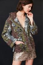 Urban Outfitters Bdg Jigsaw Patchwork Camo Utility Jacket