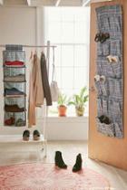 Urban Outfitters Gridlock Hanging Shoe Rack,blue,one Size
