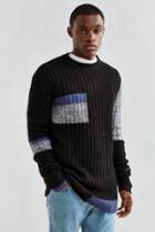 Cheap Monday Separate Colorblock Crew Neck Sweater