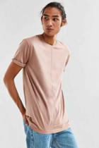 Urban Outfitters Feathers Center Seam Long Tee,light Brown,s