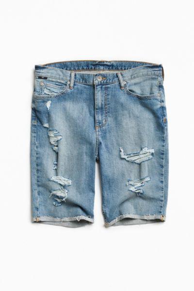 Urban Outfitters Bdg Destructed Stonewash Denim Short
