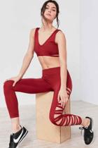 Urban Outfitters Without Walls Crisscross Legging,red,l