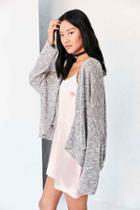 Urban Outfitters Bdg Joey Textured Dolman Cardigan,lavender,m