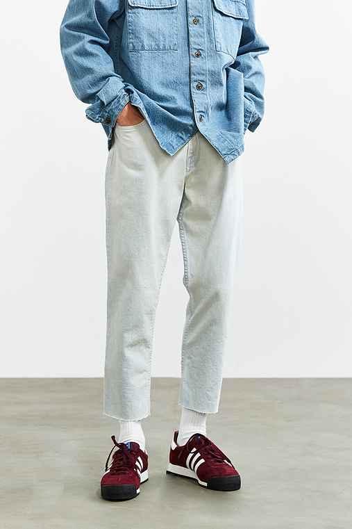 Urban Outfitters Bdg Slim Cutoff Hem Kelvin Wash Jean,vintage Denim Light,31