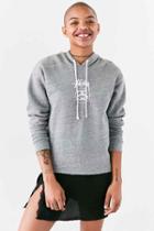 Urban Outfitters Stussy Stock Link Hoodie Sweatshirt,grey,m