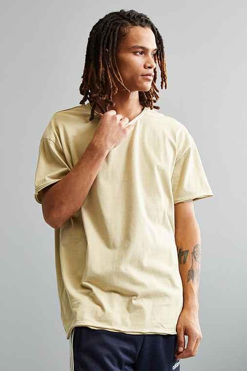 Urban Outfitters Feathers Slouch Fit Tee,tan,l