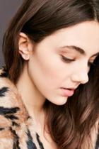 Urban Outfitters 18k Gold Plated Heart Post Earring