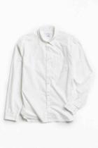 Urban Outfitters Uo Stevens Poplin Button-down Shirt,white,s