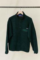 Urban Outfitters Vintage Patagonia Forest Green Fleece Pullover Jacket,assorted,one Size