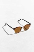 Urban Outfitters Ray-ban Club Round Sunglasses,brown,one Size