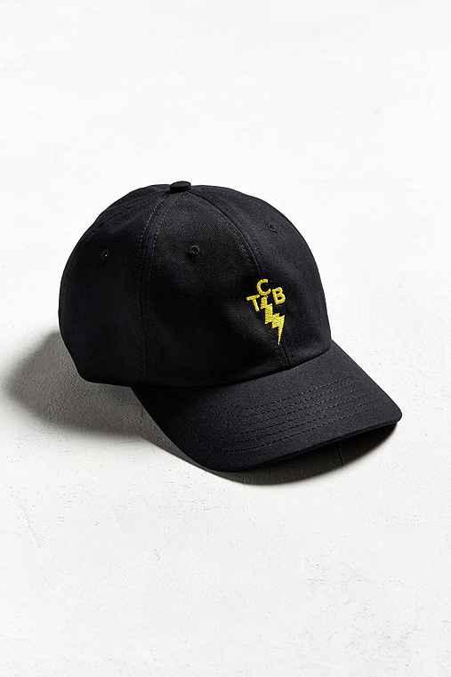Urban Outfitters Pleasures Lightning Bolt Hat,black,one Size
