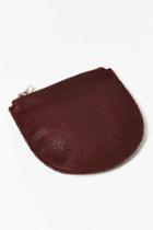 Urban Outfitters Baggu Small Half-moon Pouch,maroon,one Size