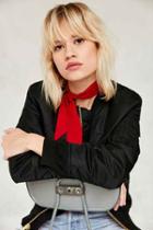 Urban Outfitters The Style Club Love Club Neck Tie Scarf,red,one Size