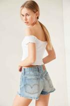 Urban Outfitters Levi's Frayed Wedgie Short,vintage Denim Medium,26
