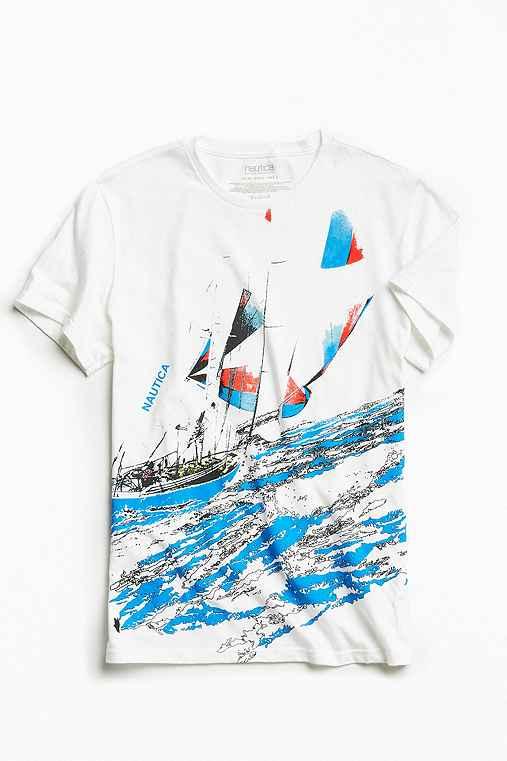 Urban Outfitters Nautica + Uo Sailing Tee,white,s