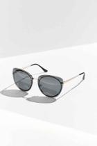 Urban Outfitters Rimless Cat-eye Sunglasses,black,one Size