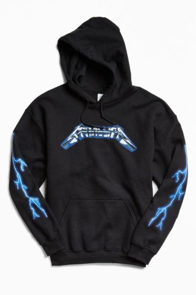 Urban Outfitters Metallica Ride The Lightning Hoodie Sweatshirt