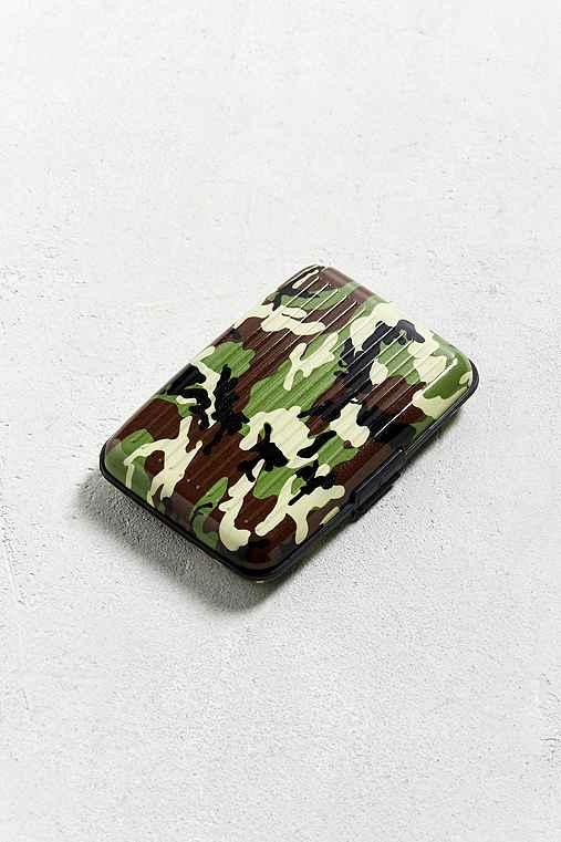 Urban Outfitters Rothco Aluminum Wallet,green,one Size