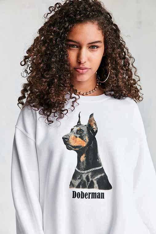 Urban Outfitters Dog Sweatshirt,white,s