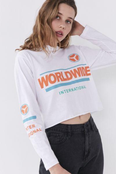 Urban Outfitters Bdg Worldwide Long-sleeve Tee