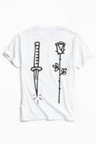 Mnkr Dagger Rose Pocket Tee