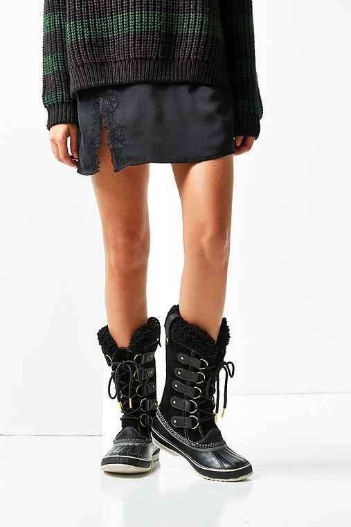 Urban Outfitters Sorel Joan Of Arctic Shearling Boot,black,10