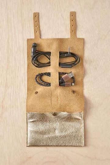 Urban Outfitters This Is Ground Cordito Cord Organizer,gold,one Size