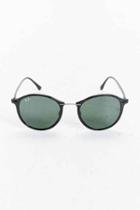 Urban Outfitters Ray-ban Light Ray Round Sunglasses,black,one Size