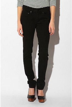 BDG Skinny Mid-Rise Jean - Black Overdye
