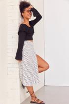 Side Party Ninety-five Midi Wrap Skirt