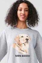 Urban Outfitters Dog Sweatshirt,grey,l