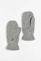 Urban Outfitters Hestra Basic Wool Mitten,grey,9