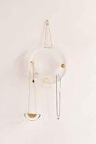 Urban Outfitters Acrylic Circle Hanging Jewelry Storage,clear,one Size