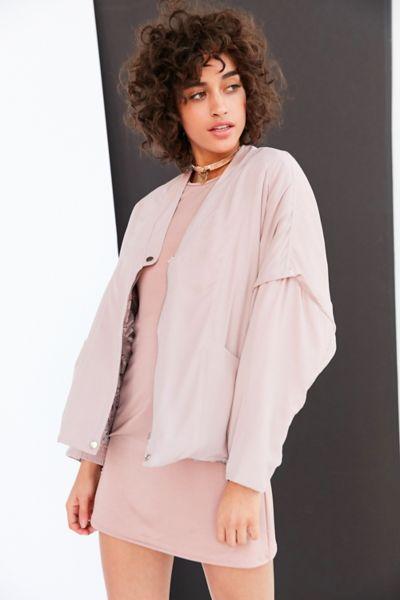 Kimchi Blue Josephina Reversible Dolman-sleeve Bomber Jacket