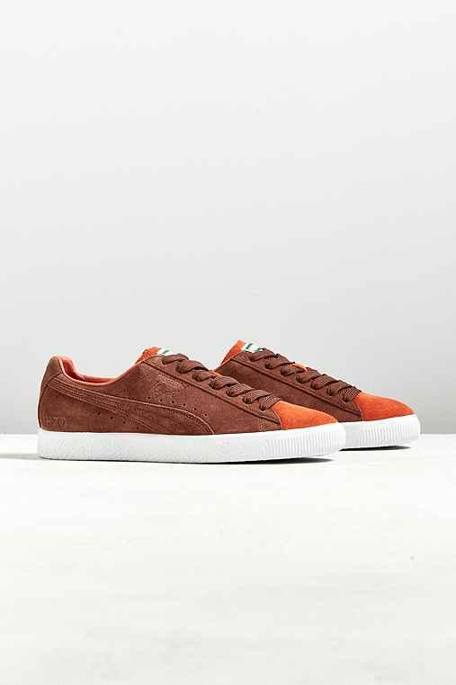 Urban Outfitters Puma X Patta Clyde Sneaker,dark Orange,11.5