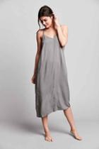 Urban Outfitters Calvin Klein For Uo Midi Slip Dress,grey,s