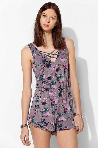 Pins And Needles Floral Romper