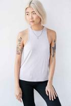Urban Outfitters Silence + Noise Lizzy Cupro Tank,lavender,l